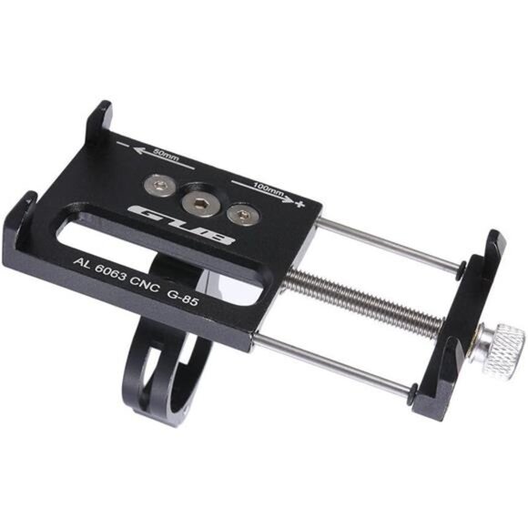 Bicycle & Motorcycle Phone Mount, Aluminum Alloy Universal Bike Handlebar - Picture 1 of 8